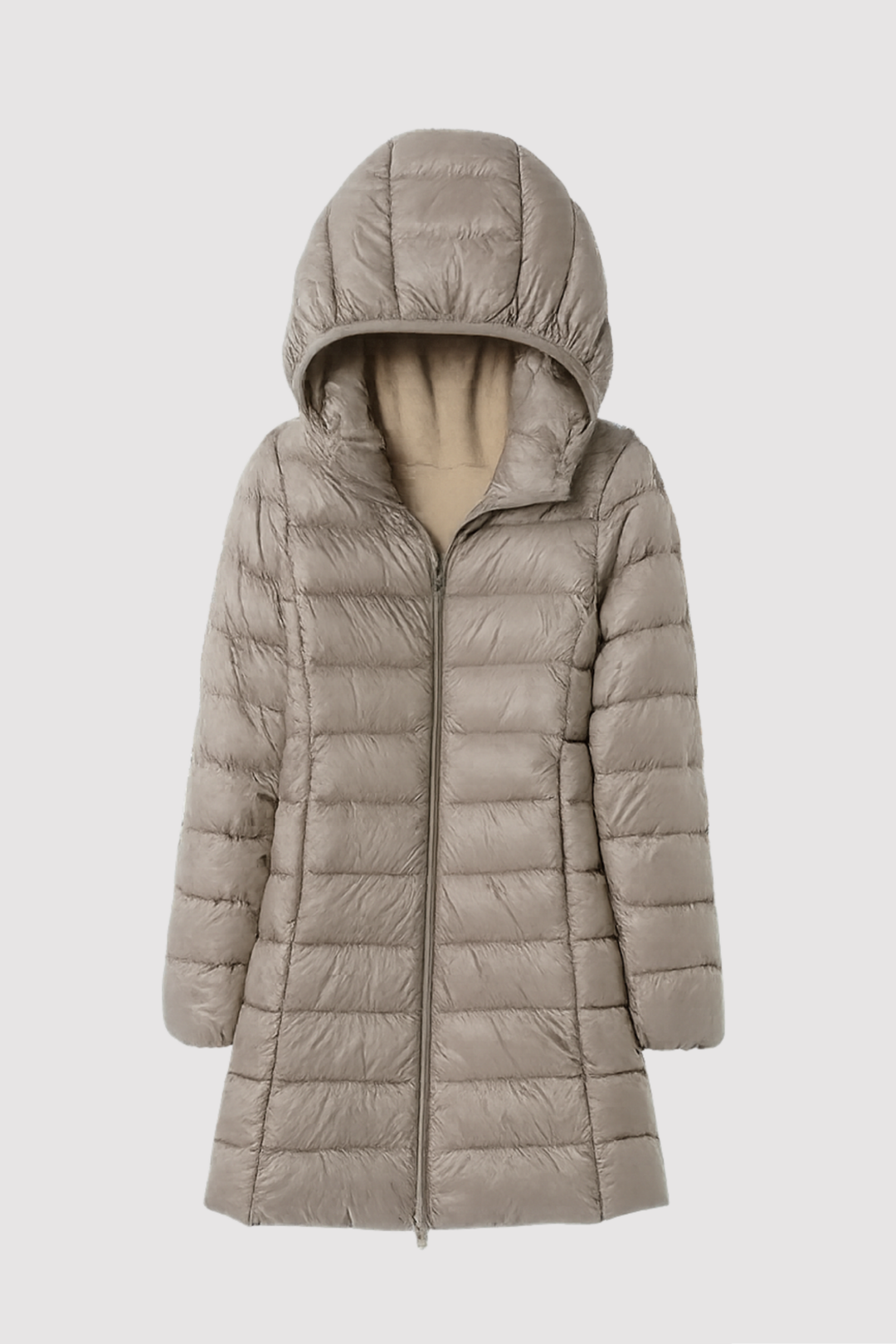 Damen ultraleichte Daunenjacke mit Kapuze, packbar & wasserabweisend. Ideal für Herbst & Winter Outdoor.