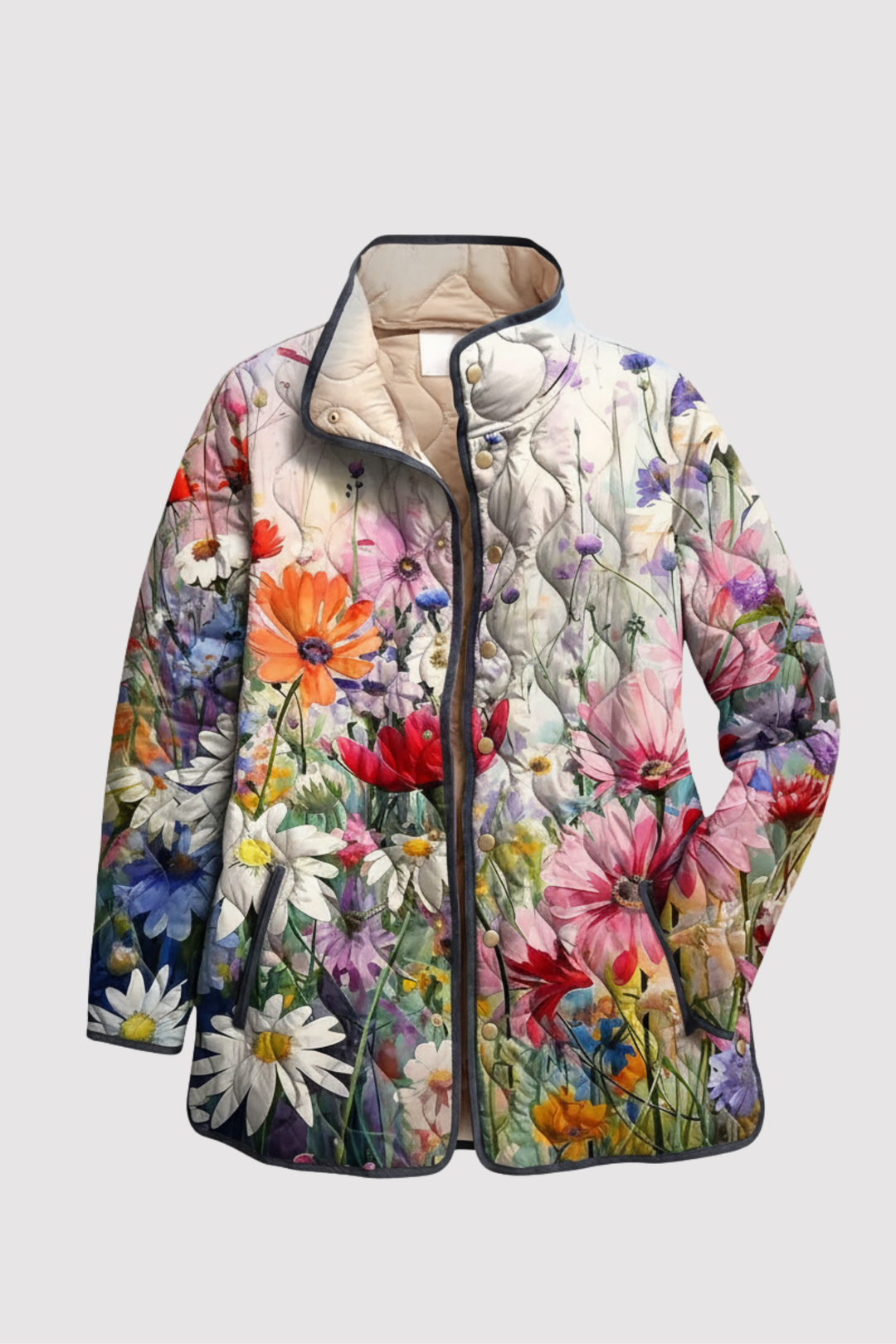 Elegante, warme Damen Regular Fit Jacke für Alltag & Reise. Zeitlose Übergangsjacke, bequem & vielseitig.