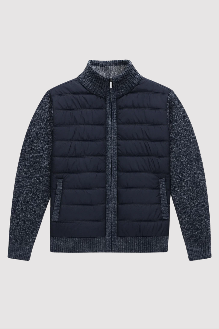 Herren Casual Jacke in neutraler Farbe, stilvoll und warm, perfekt für Herbst und Winter.