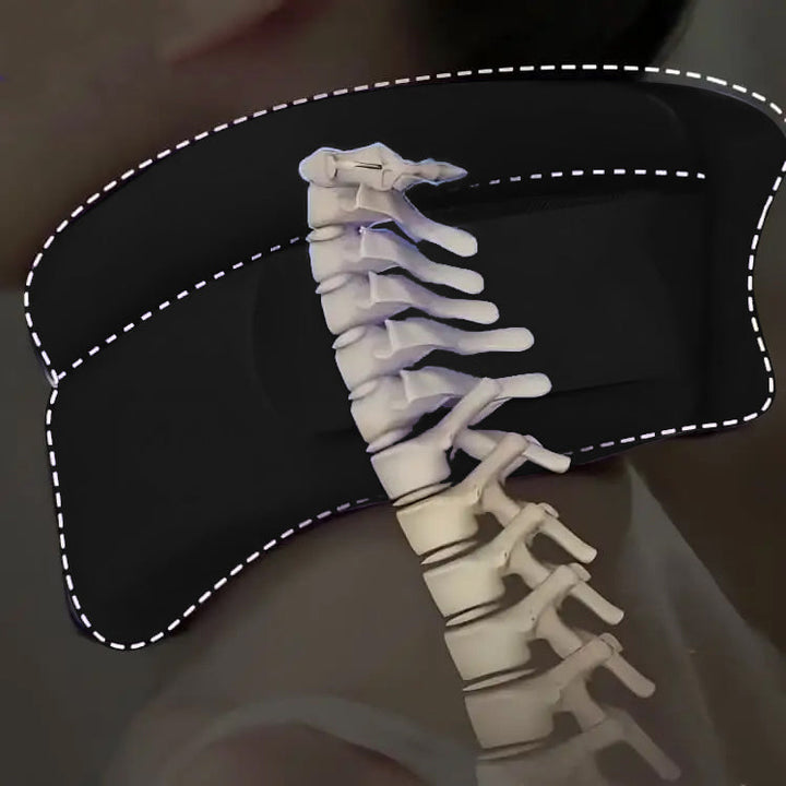 Ergonomische Nackenstütze gegen Schnarchen, verbessert Schlafkomfort und Nackenentlastung. [[lstfy-media:3]]