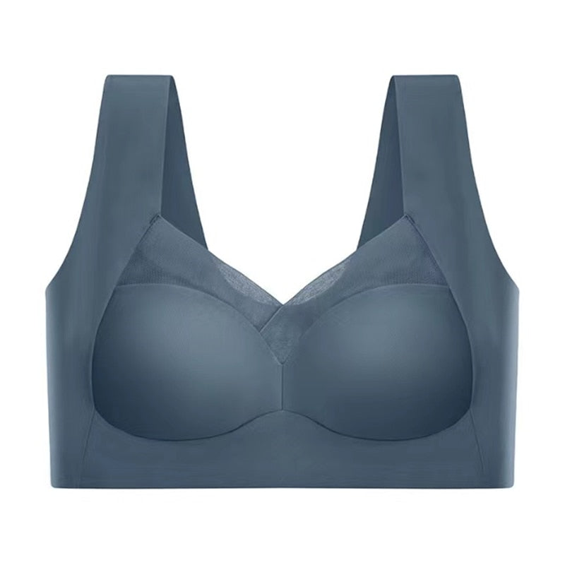 Weicher Polyamid Nahtloser Damen BH, unsichtbar unter jeder Kleidung, auch unter engen Tops.
