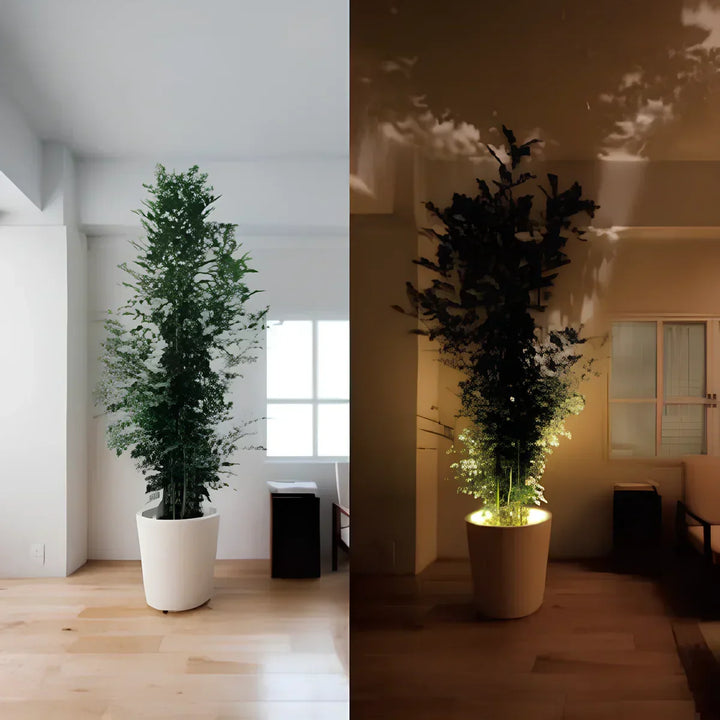 Tragbarer LED-Spotlight, batteriebetrieben, drahtlos, dimmbar, vielseitig einsetzbar für Innenräume.