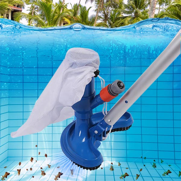 Manueller Poolstaubsauger TIDYPOOL für die effektive Reinigung von Schwimmbecken und Pools.
