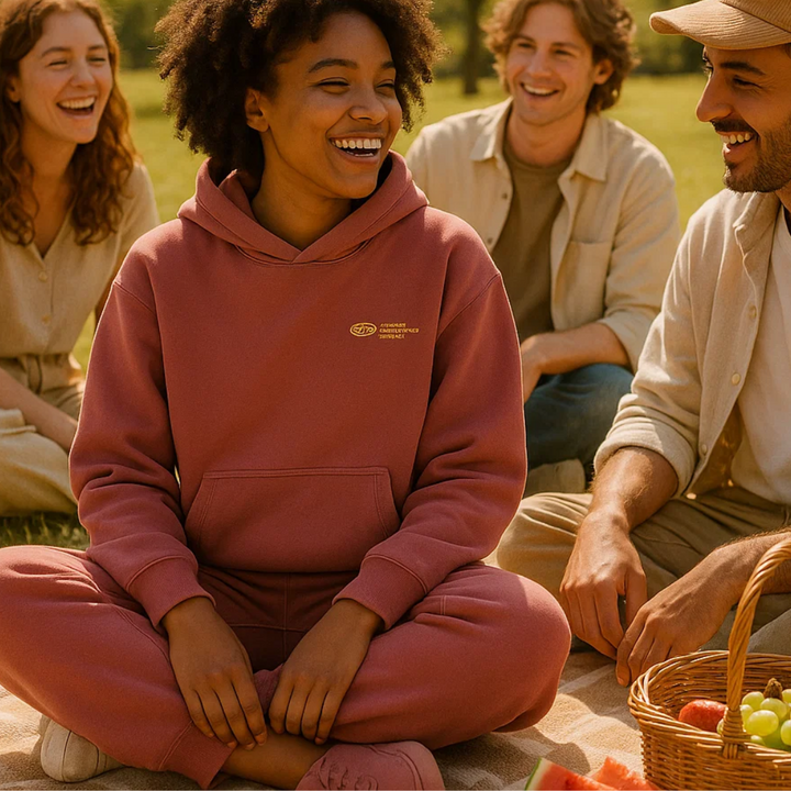 Vielseitiges Damen Luft-Outfit: bequemer Zweiteiler für Sommer, Freizeit, Urlaub & entspannte Stunden.