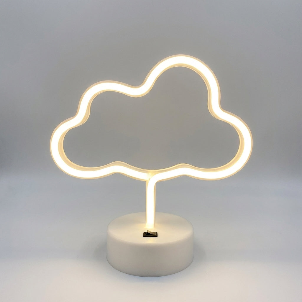 Energieeffiziente Neovelle Neon-Tischlampe mit lebendigem LED-Licht zur Dekoration.