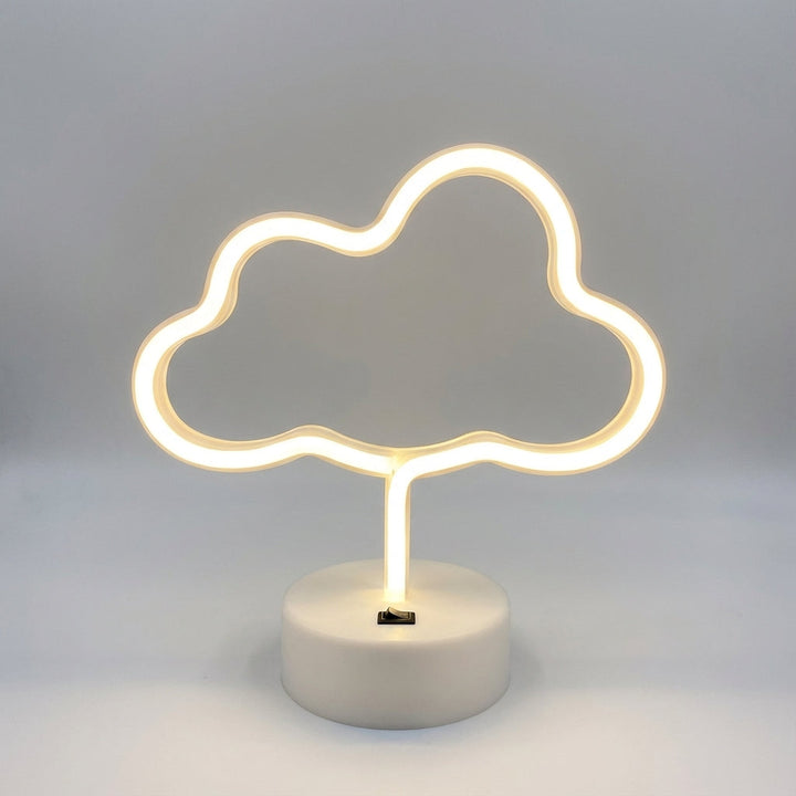 Energieeffiziente Neovelle Neon-Tischlampe mit lebendigem LED-Licht zur Dekoration.