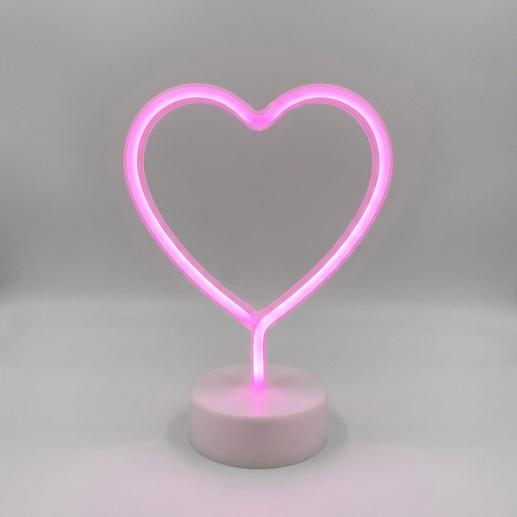 Elegante Neovelle Neon-Tischlampe, perfekt als Wohnzimmerlampe oder Schlafzimmerlicht.