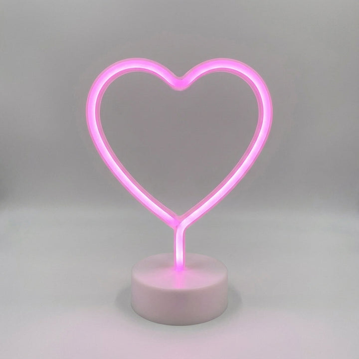Elegante Neovelle Neon-Tischlampe, perfekt als Wohnzimmerlampe oder Schlafzimmerlicht.