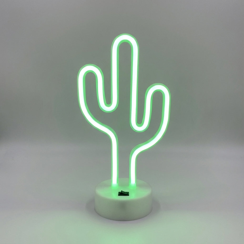 Gemütliches Schlafzimmerlicht: Neovelle LED-Tischlampe im Neon-Stil für entspannte Atmosphäre.
