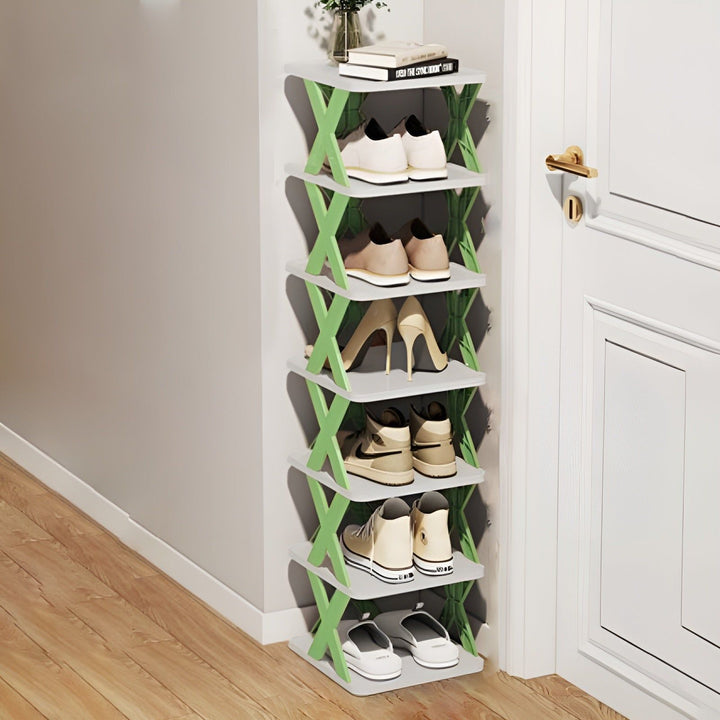 Smartes, faltbares Schuhregal für optimale Schuhaufbewahrung und Organisation in jedem Zuhause.