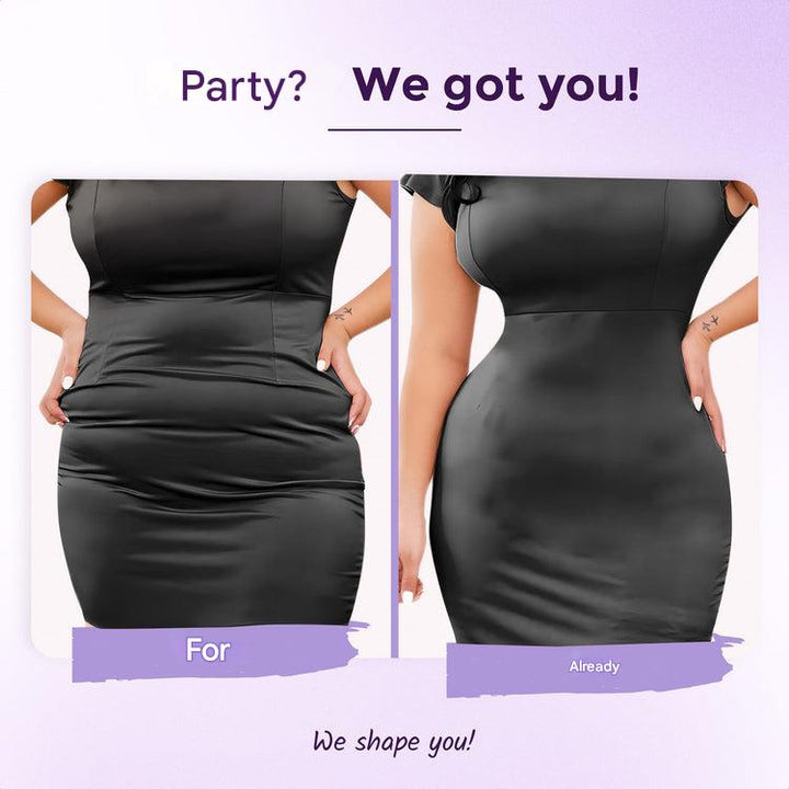 Damen Shapewear String mit hohem Bund, korrigiert sanft den Bauchbereich und sorgt für eine definierte Taille.