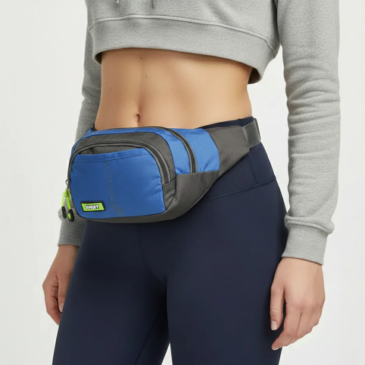 Hochwertige wasserdichte Nylon-Bauchtasche, unisex, ideal für alle Abenteuer und den sicheren Transport.