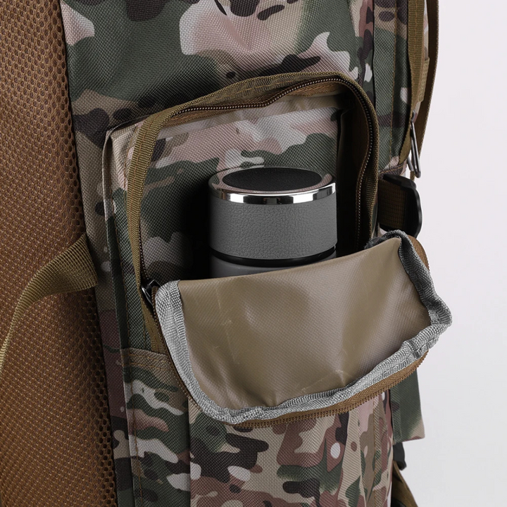 80L Camping-Rucksack für Outdoor-Ausrüstung, Zelt & Schlafsack; bereit für jedes Abenteuer.
