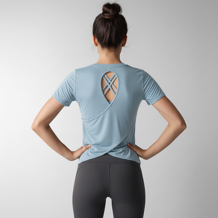 Atmungsaktives Herren Kurzarm-T-Shirt für Fitness, Sport und Activewear, feuchtigkeitsableitend.
