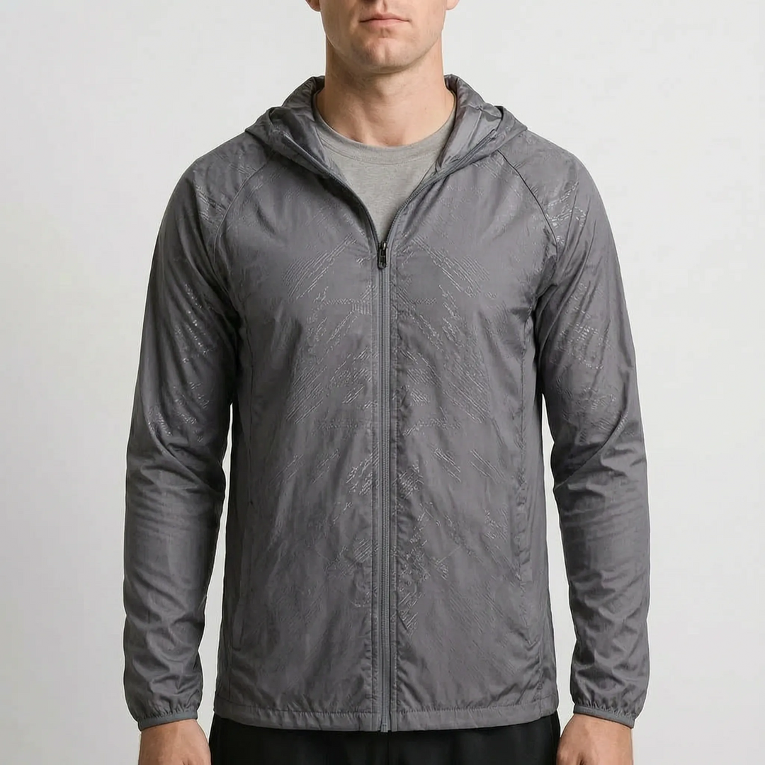 Leichte Herren-Frühlingsjacke AeroLayer, wind- und wasserabweisend für aktive Tage.