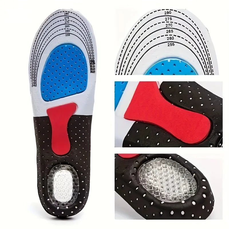 Leistungsstarke Sporteinlage, verbessert Fußkomfort & Dämpfung in Sportschuhen & Laufschuhen.