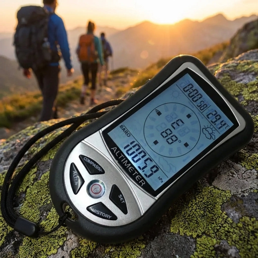 Unisex Outdoor-Kompass für präzise Navigation beim Wandern, Angeln und Camping. Tragbares Messinstrument.
