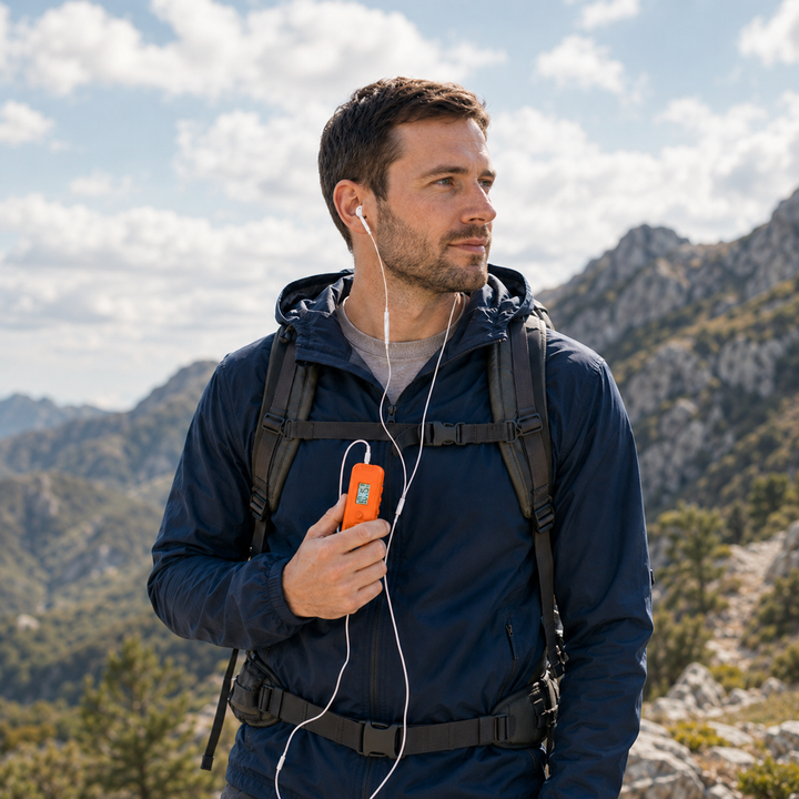 Praktisches tragbares UKW-Radio für den Notfall. Leichter Empfänger mit gutem Klang für Outdoor & Reise.