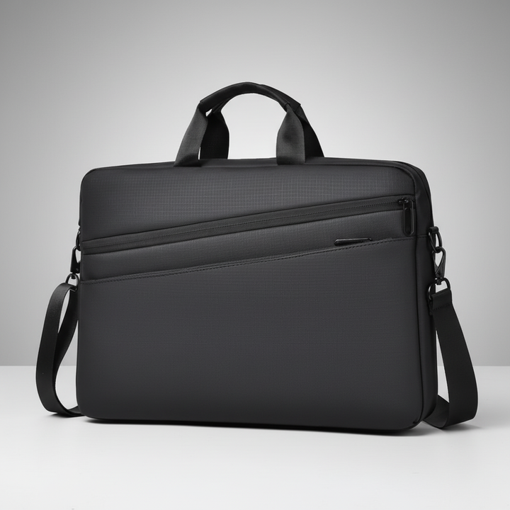 Offene Laptophülle: Geräumige Fächer für 17,3-Zoll-Laptop, Dokumente & Zubehör. Ideale Business-Tasche.