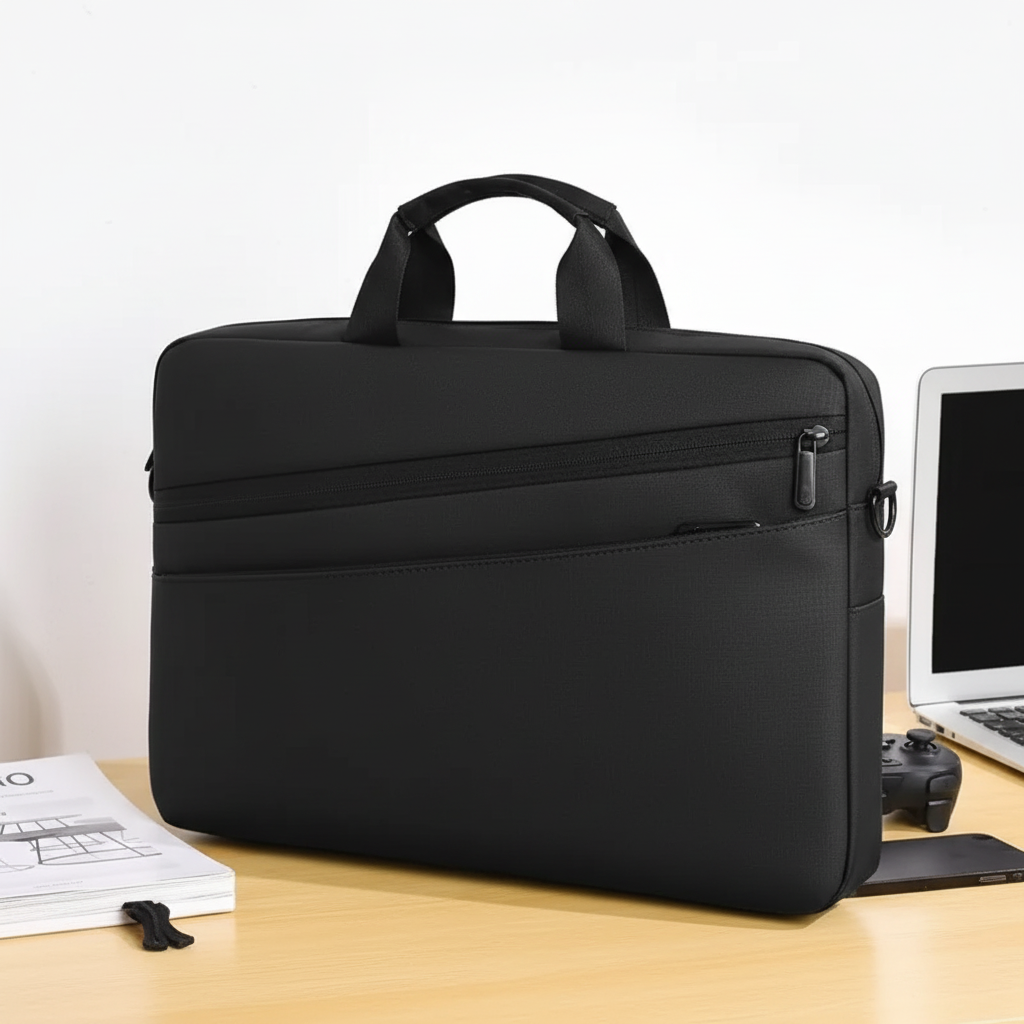 Unisex Business-Laptop-Aktentasche für 17,3-Zoll-Laptops. Ideal für Pendler & Büro.