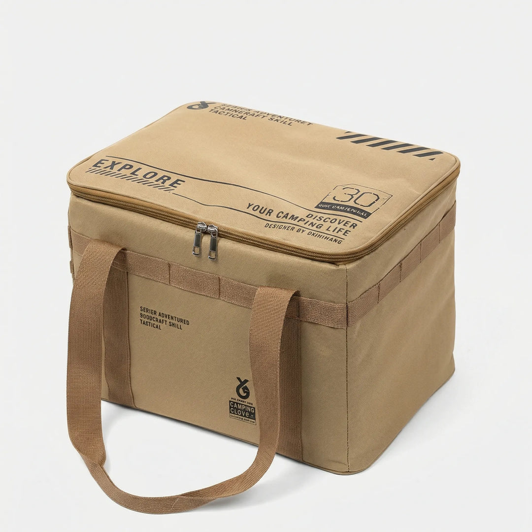 Unisex Klappbox mit Isolierung, faltbar, für Outdoor-Abenteuer, Kühlbox für Essen/Getränke.