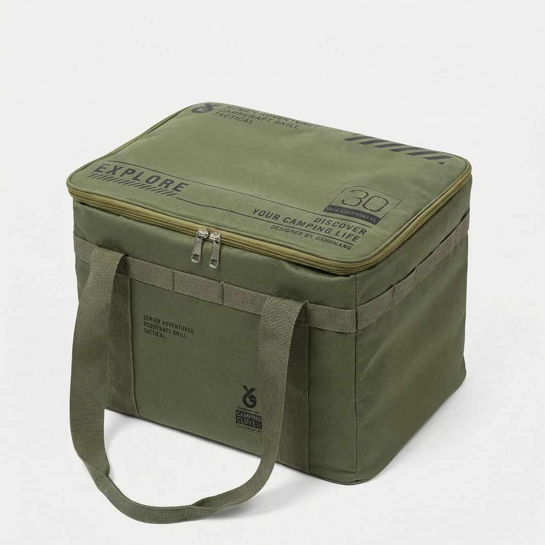 Geräumige isolierte Faltbox für Picknick & Camping. Hält Essen warm/kalt, 30L/42L.