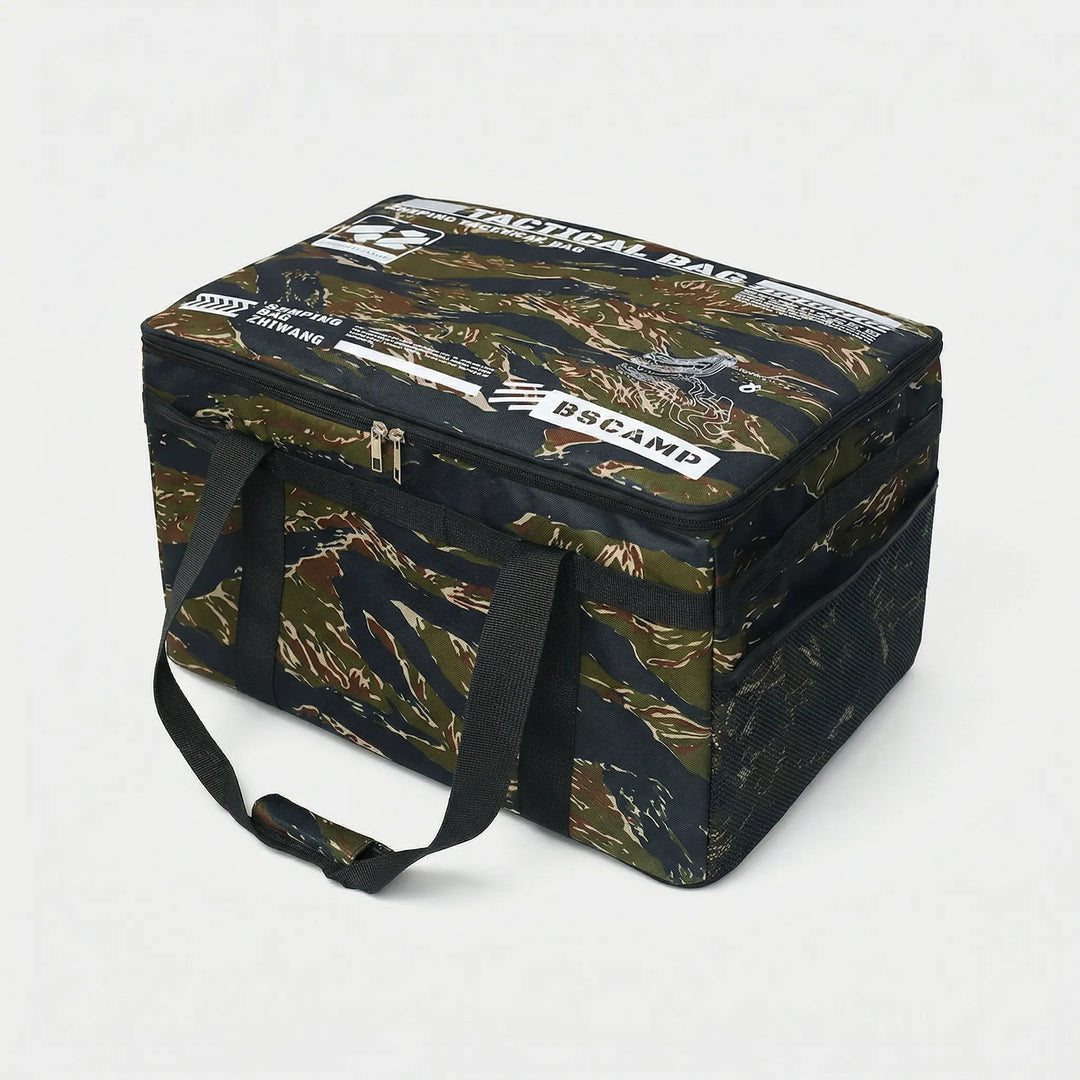 Praktische Klappbox mit Isolierung für Campingausrüstung. Faltbar, 30L/42L Kapazität.
