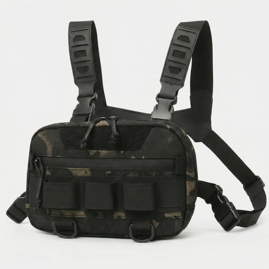 Brusttasche mit praktischem Frontzugriff, ideal für schnelle Entnahmen im Alltag & Outdoor.