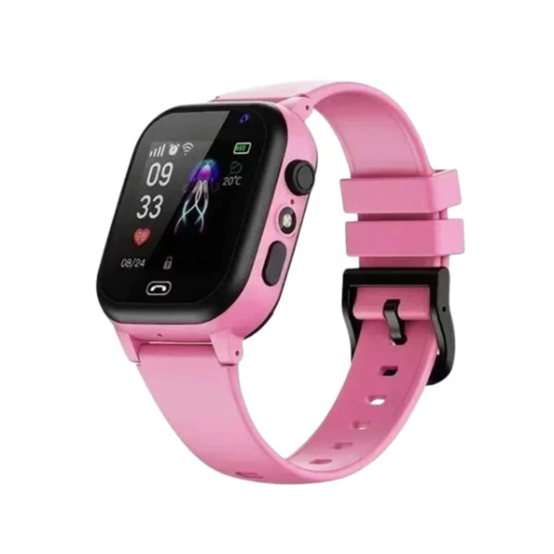 LBS-Ortung Kinder Smartwatch mit Videoanruf, 4G Konnektivität & SOS-Funktion. Geschenkidee.