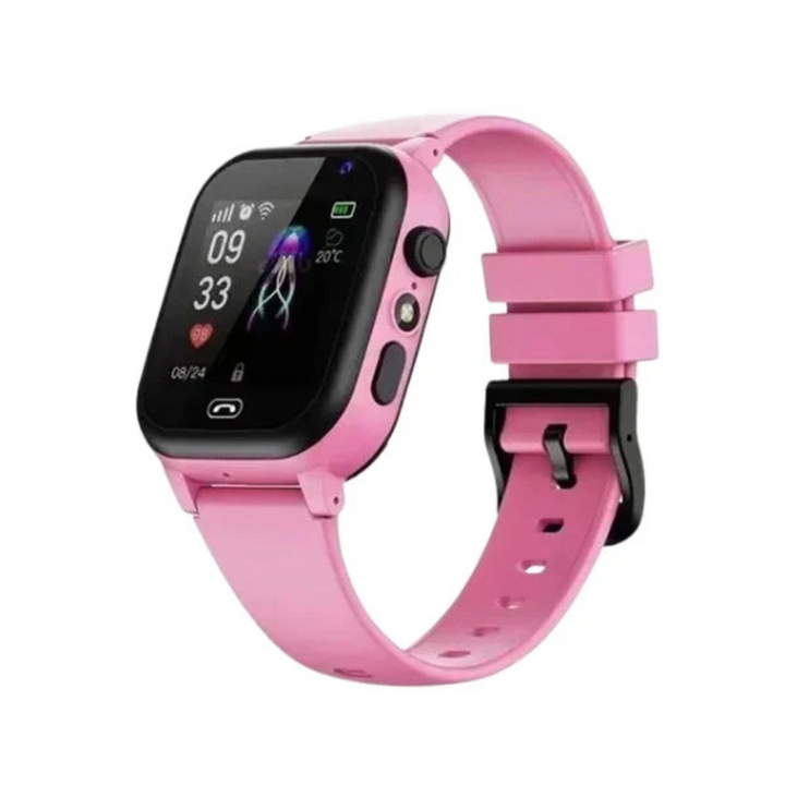 LBS-Ortung Kinder Smartwatch mit Videoanruf, 4G Konnektivität & SOS-Funktion. Geschenkidee.