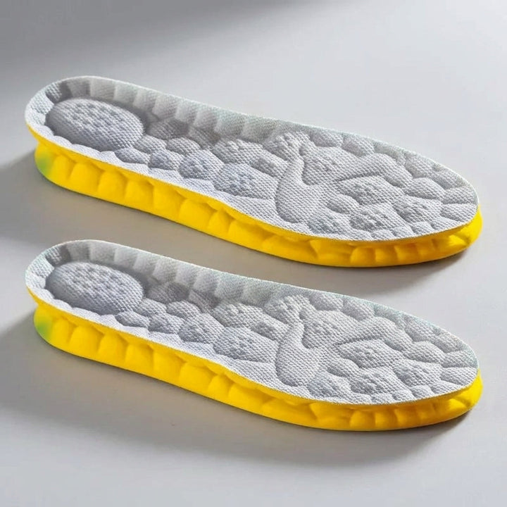 Atmungsaktive Cloudstride 4D EVA-Einlagen, zuschneidbar, für optimale Fußunterstützung im Sportschuh.