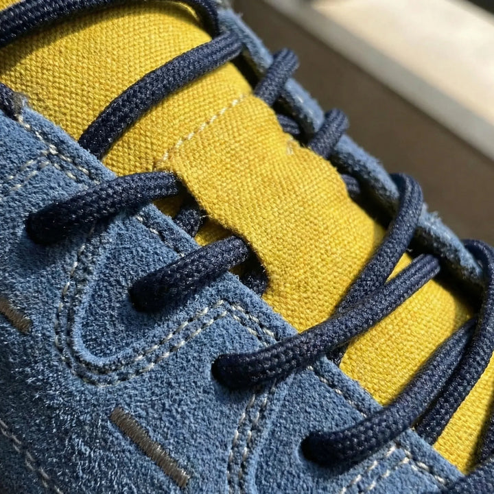 Detailansicht: Schnürverschluss des Herren Kletterschuhs für perfekte Passform beim Bouldern & Klettern.