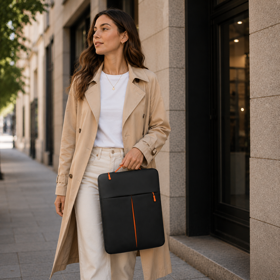 Praktische Laptoptasche Ellion mit minimalistischem Design, perfekt für Schutz und Organisation.