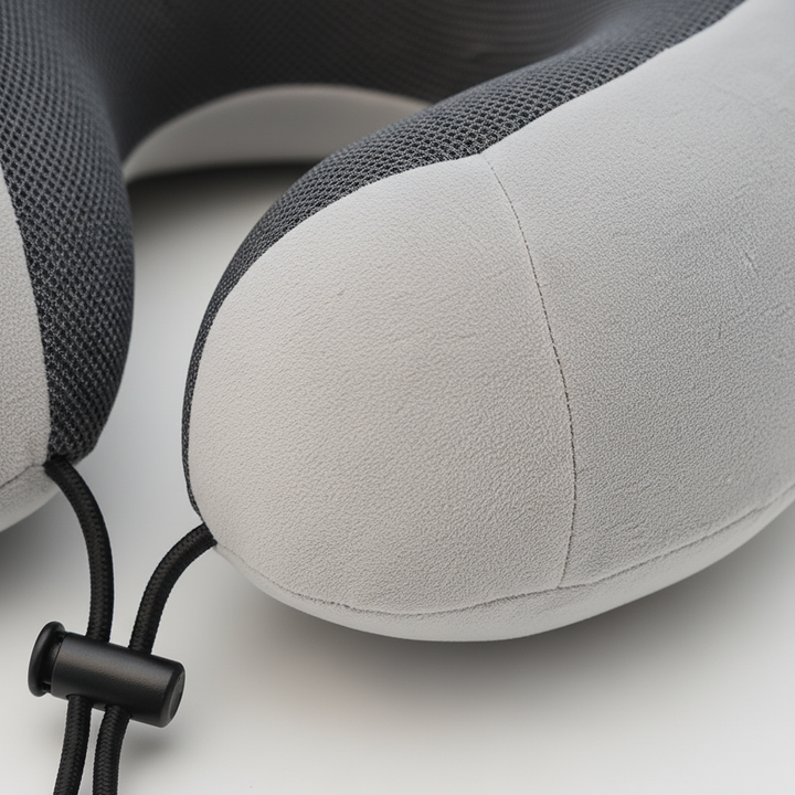 Komfortables Reise-Nackenkissen aus Memory Foam für entspanntes Schlafen unterwegs.