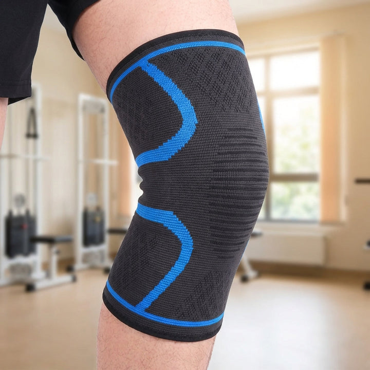 Unisex Kniekompressionsbandage für Sport & Alltag, bietet Gelenkunterstützung & Schmerzlinderung.