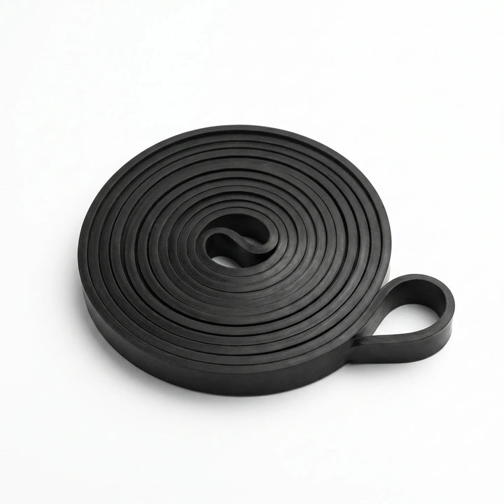 Kompaktes FlexLoop Widerstandsband, perfekt für Sportzubehör unterwegs und effektives Ganzkörper-Workout.