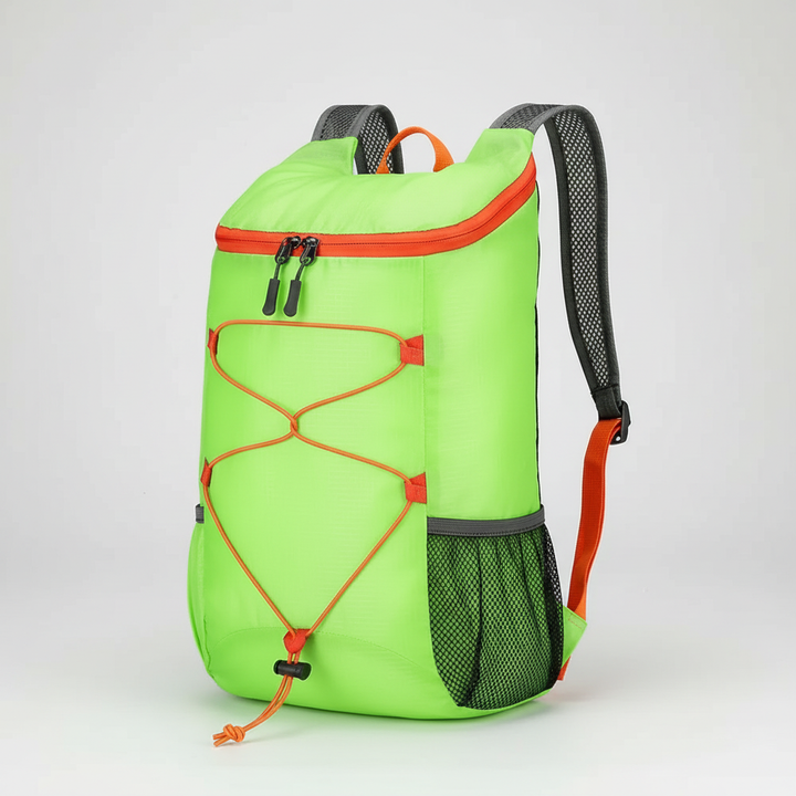 Atmungsaktiver, wasserdichter Tagesrucksack, faltbar und angenehm zu tragen. Perfekt für Unterwegs.