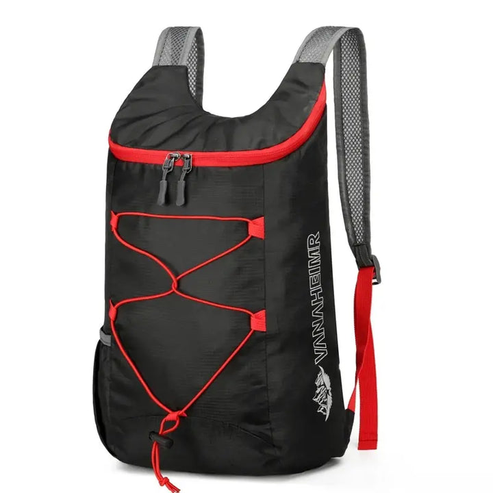 Unisex-Leichtrucksack, wasserdicht und faltbar. Perfekt für Städtetrips und spontane Ausflüge.