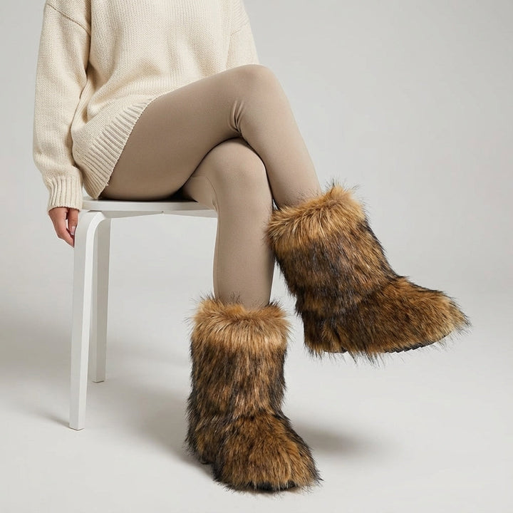 Warme, mittelhohe Herren Winterstiefel mit rutschfester Sohle. Bequeme Stiefel für Outdoor-Aktivitäten & Alltag.