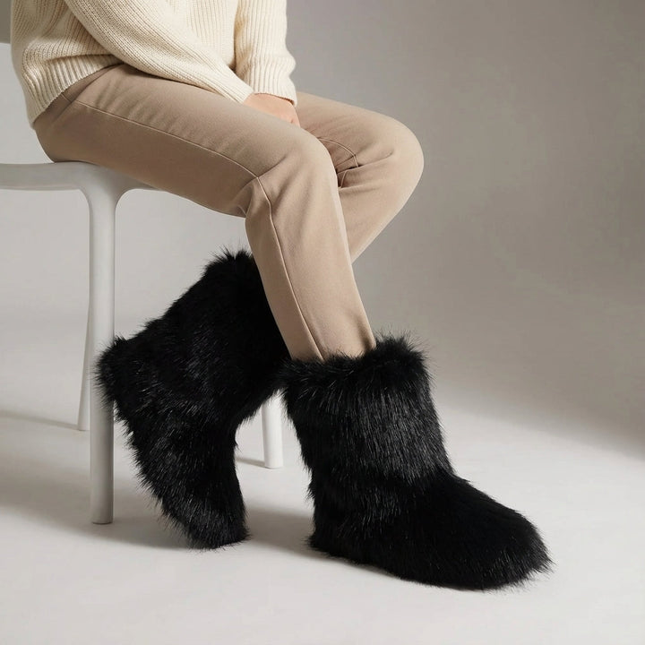 Stilvolle Herren Winterstiefel in Dunkelbraun mit Schnürung, mittelhoch. Warm & rutschfest für Herrenschuhe.