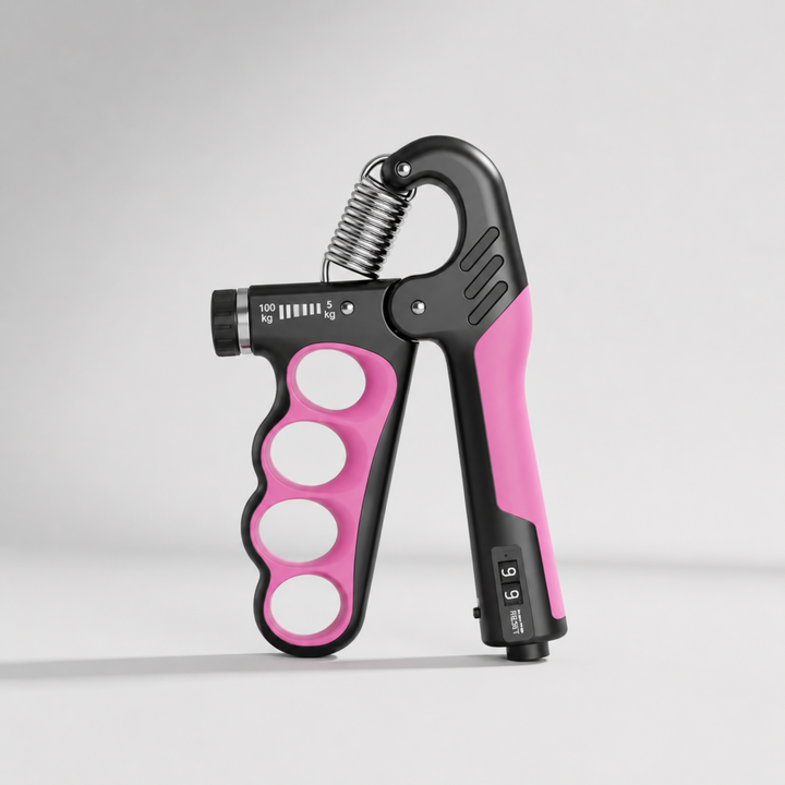 Vielseitiger unisex Handtrainer in verschiedenen Ansichten für umfassendes Krafttraining & Muskelaufbau.