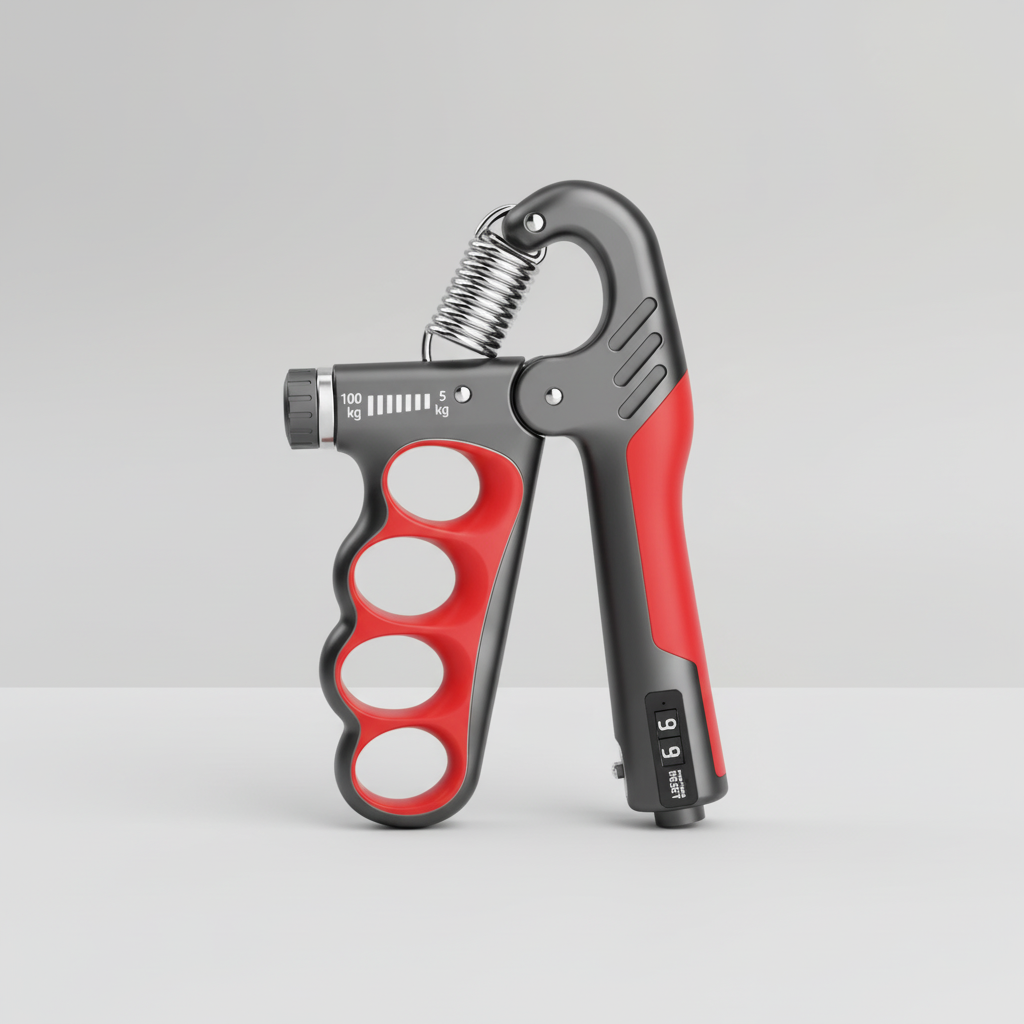 Ergonomischer Handtrainer, verstellbar, ideal für individuelles Krafttraining & Muskelaufbau der Unterarme.