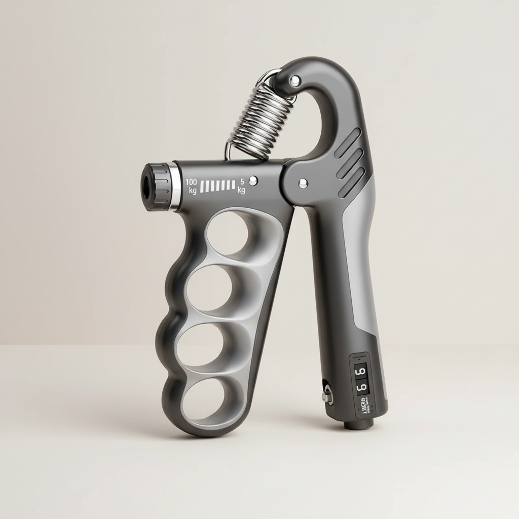 Robuster Handtrainer für mehr Ausdauer und Kraft in Fingern & Unterarmen. Ideales Sportgerät für Athleten.