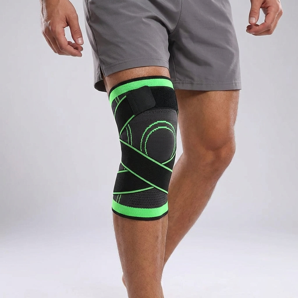 Vielseitige Kniebandage für Damen & Herren. Geeignet für Sport, Erholung & tägliche Aktivitäten. Schmerzlinderung.