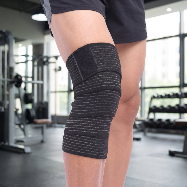 Verstellbare Kompressionsbandage für Knie, Ellbogen, Knöchel aus Nylon.