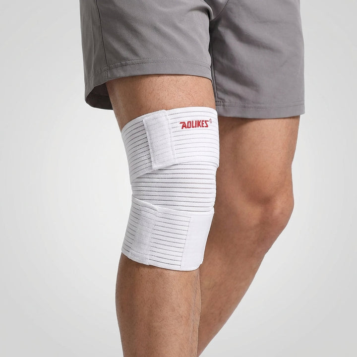 Sport-Kniebandage, verstellbar, für Kompression & Schmerzlinderung bei Fitness.