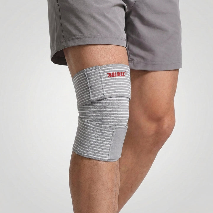 Vielseitige Kompressionsbandage für Knie, Ellbogen, Knöchel; ideal für Sportler.