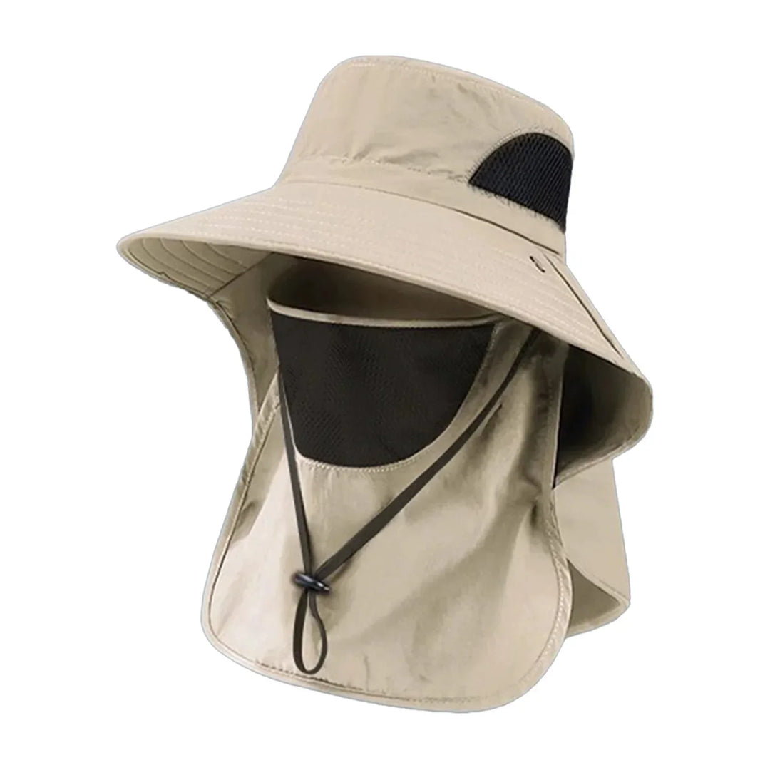 Kynetos UV-Schutz Hut mit breitem Schirm, perfekt für Outdoor-Sport & Freizeit.