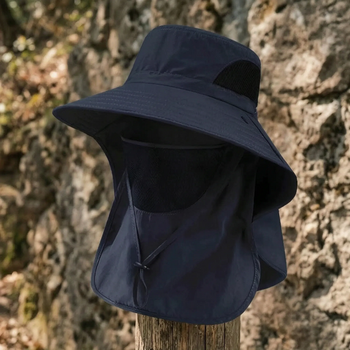 Kynetos Sonnenhut für Wandern, Angeln & Garten mit UV-Schutz & breitem Rand.