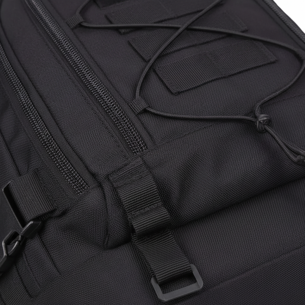 Geräumiger Unisex Taktischer Rucksack: Offenes Hauptfach für viel Stauraum, perfekt für Trekking, Camping & Reise.
